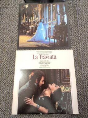 GUISEPPE VERDI LA TRAVIATA SOUNDTRACK LP BOOKLET ELEKTRA 60267-1-T VINYL RECORD